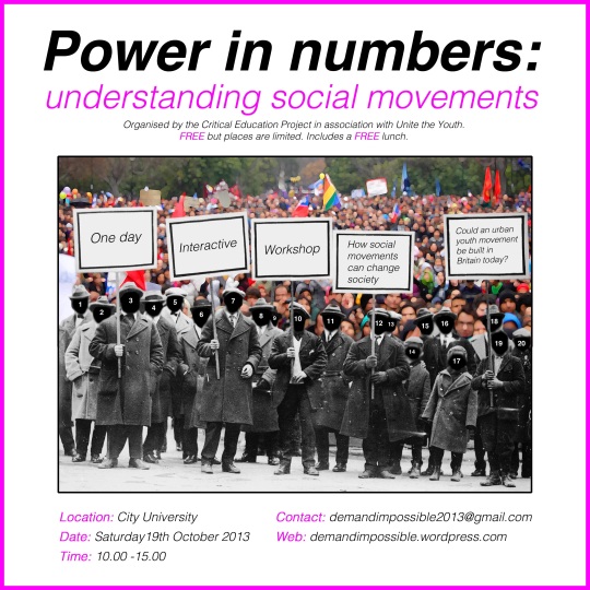 Power in numbers flyer
